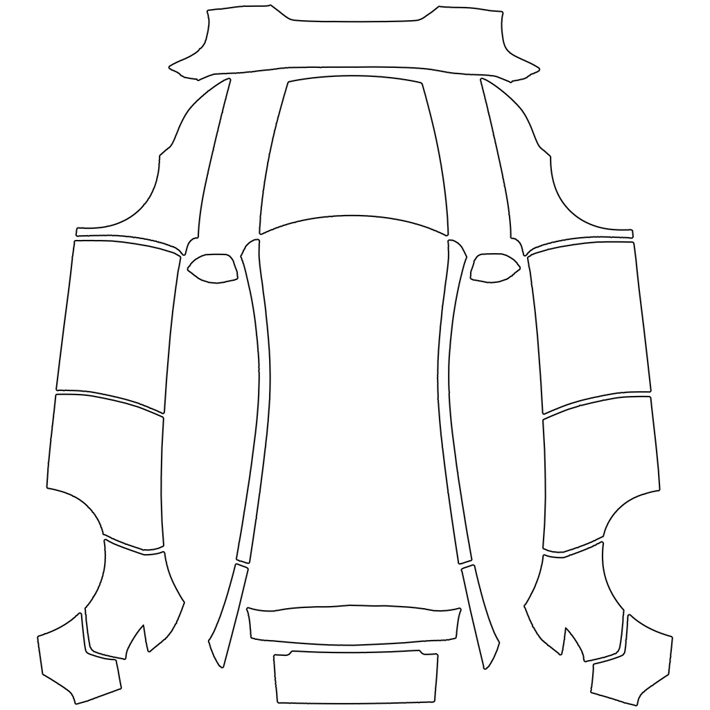 Model Y (2025+) Premium Tesla Paint Shop UV template